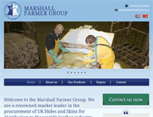 Tablet Screenshot of marshallfarmer.co.uk